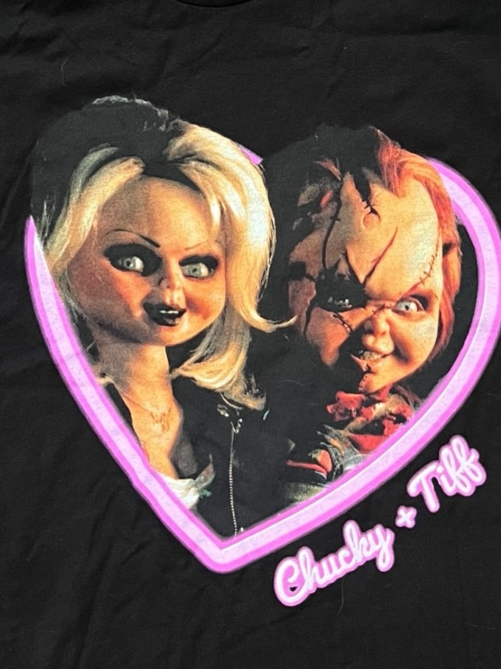 Chucky & Tiff T-Shirt Size Large NWOT